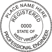 Fast& Friendly Service!The West Virginia Engineer embossing seal is custom made. It is offered in various seal frame options and colors. This is a great product for West Virginia Engineers and is affordable to its users.